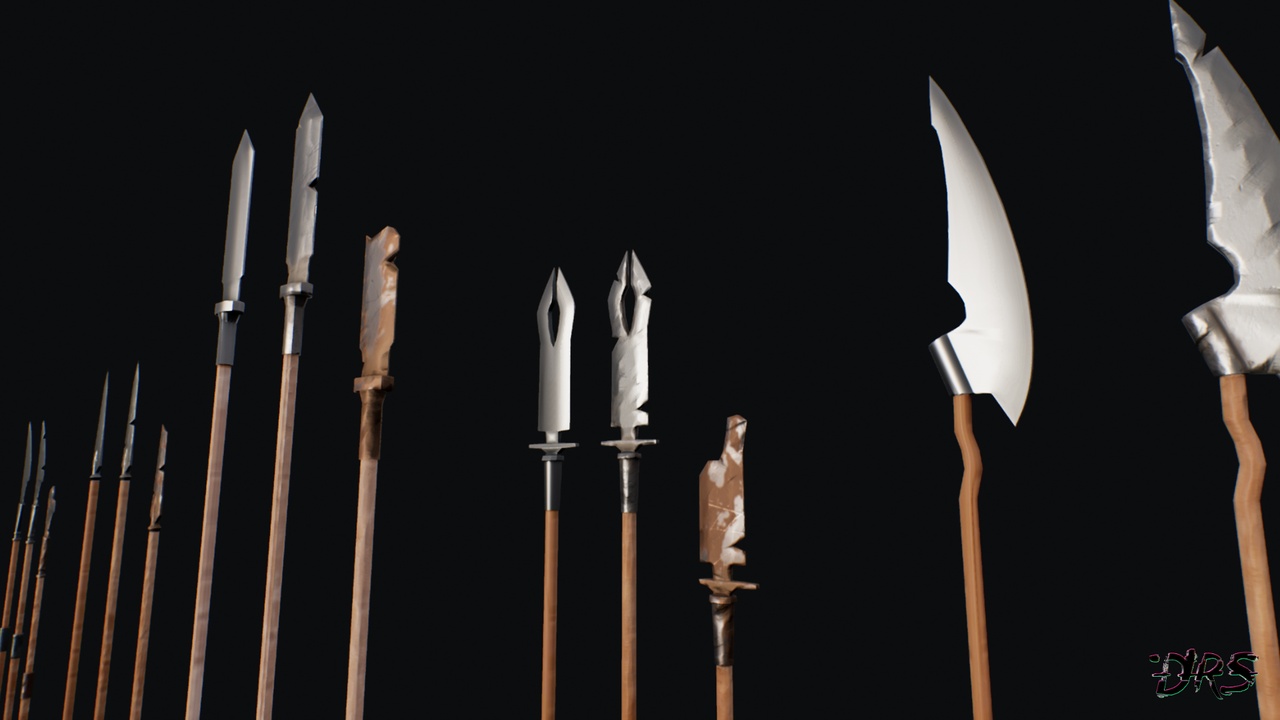 Media 1 for listing Stylized Medieval Spears
