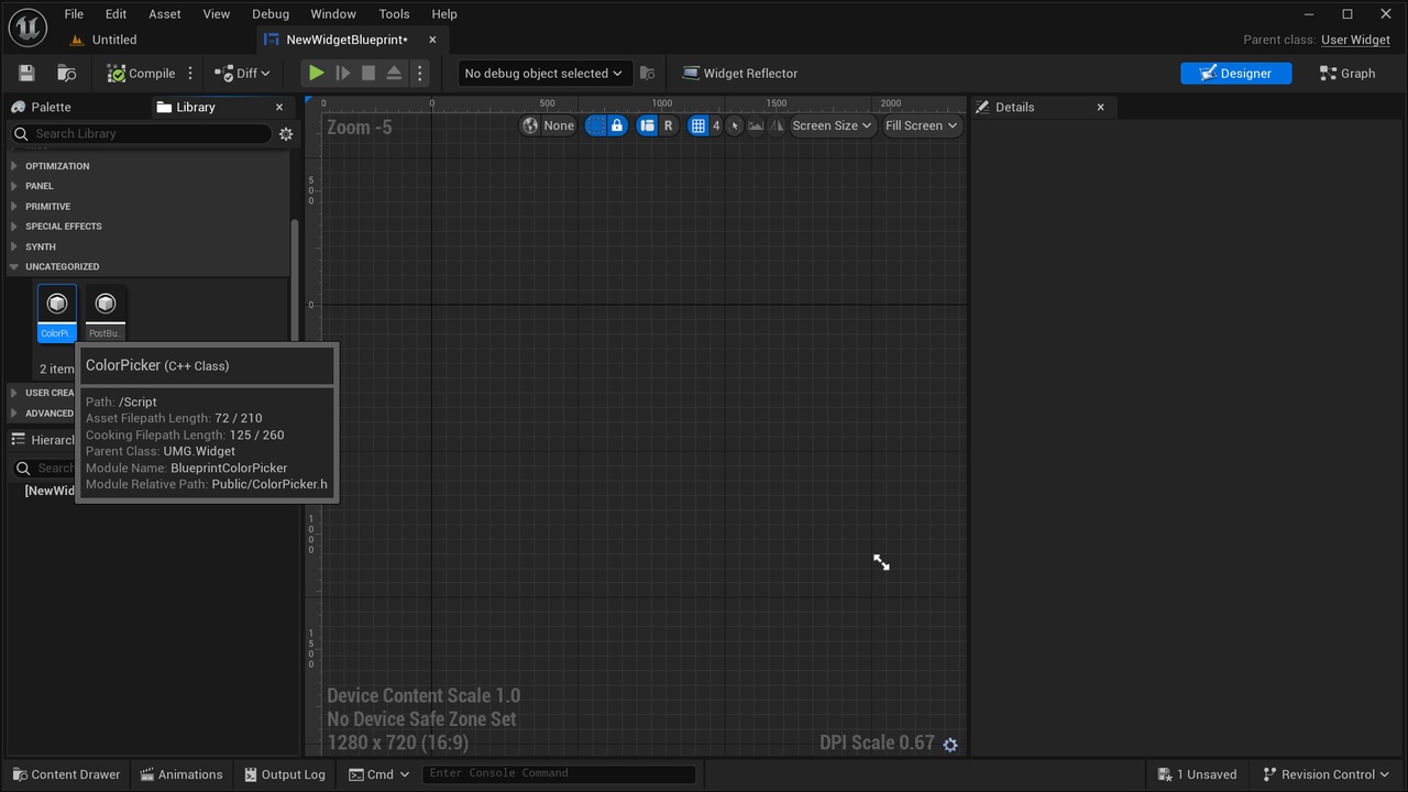 Media 1 for listing Blueprint Color Picker