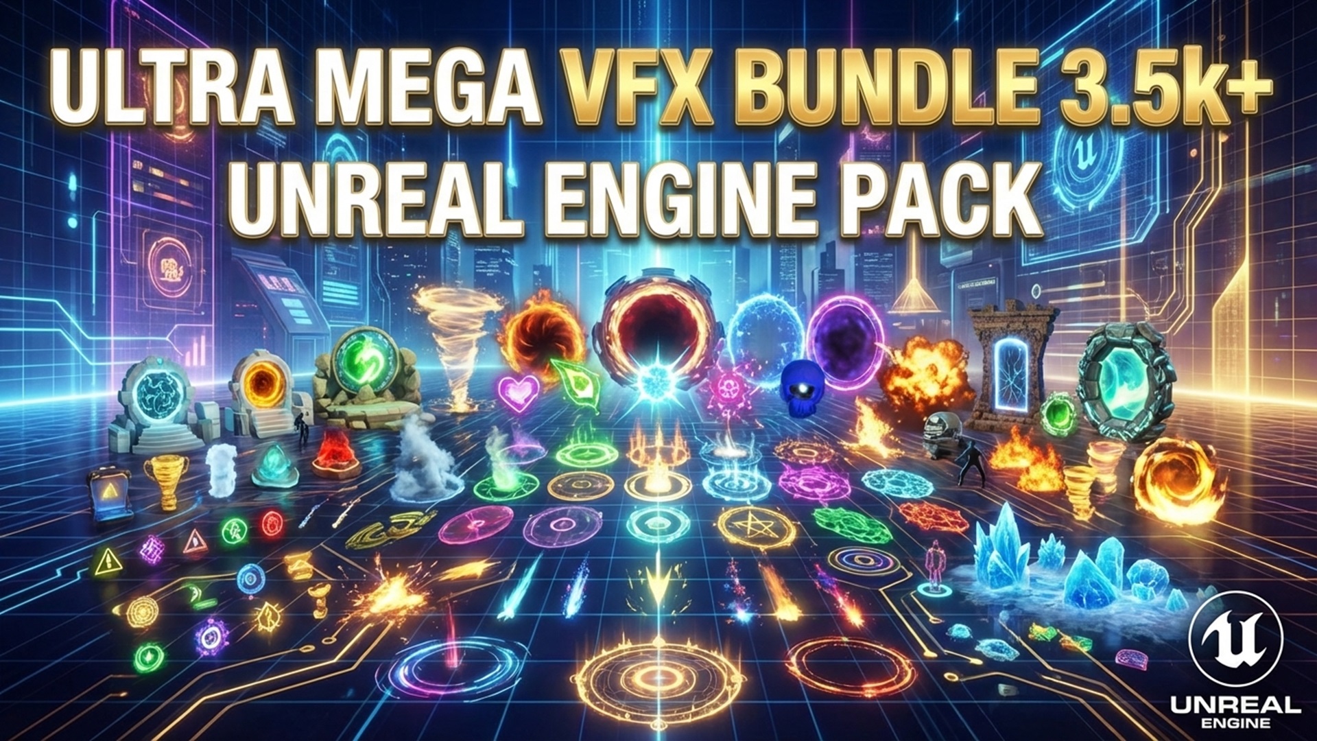 Ultra Mega Vfx Bundle 3.5k+ on Sale | Fab