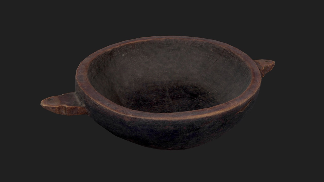 Media 1 for listing Chile Wooden Plate (Retopologized)