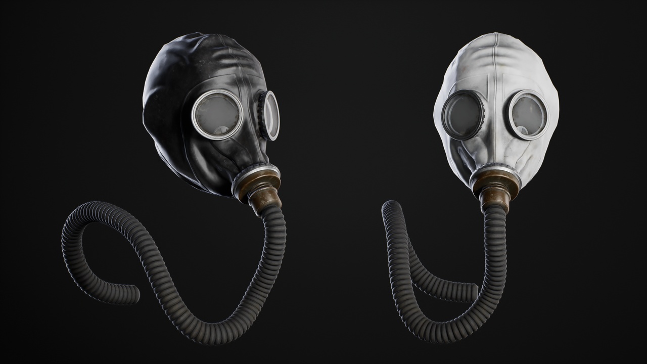 Media 1 for listing Gas Mask GP5 Hose - Metahuman