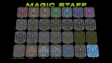 Hand Painted Floor Pack 9: STONE WEAPON BAS-RELIEFS | Fab