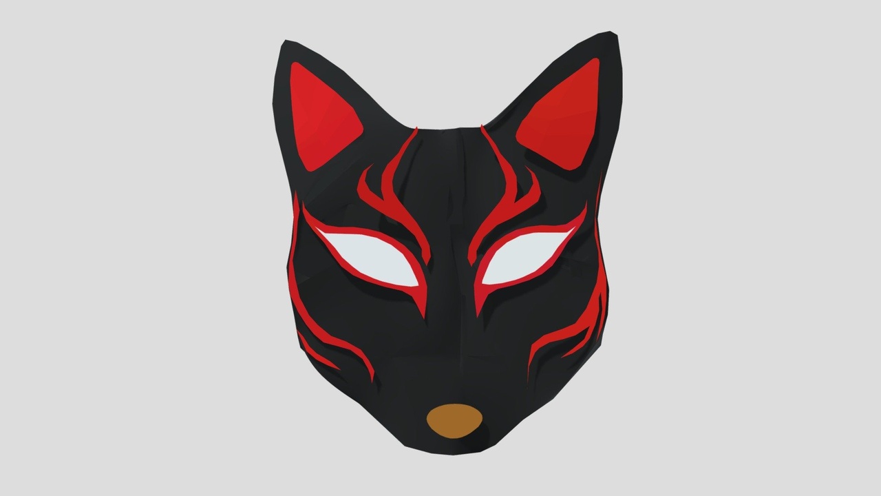 Media 1 for listing Kitsune mask