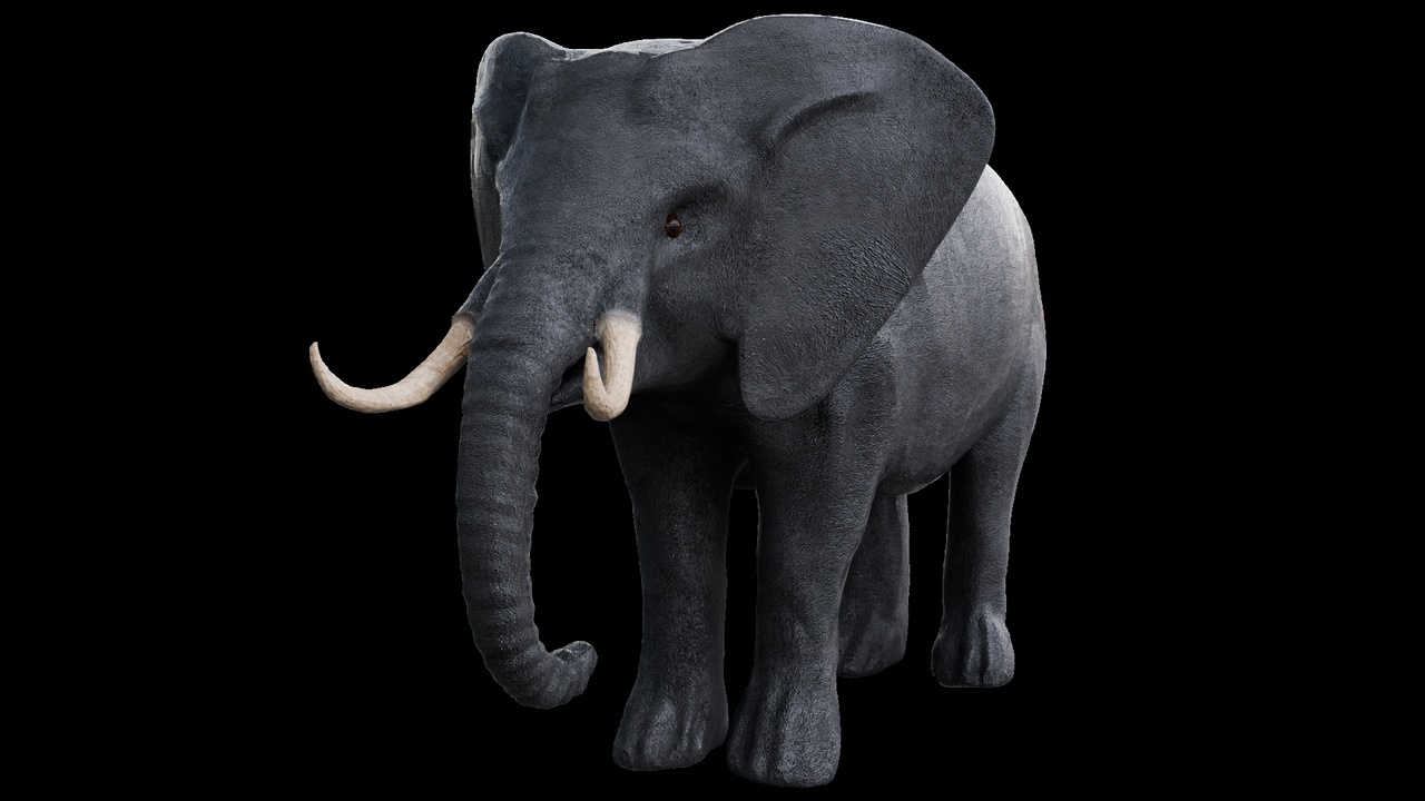 Media 1 for listing Elephant 3d