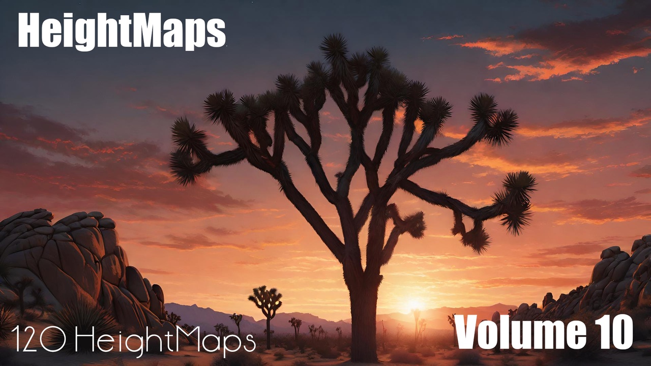 HeightMaps Volume 10 | Fab