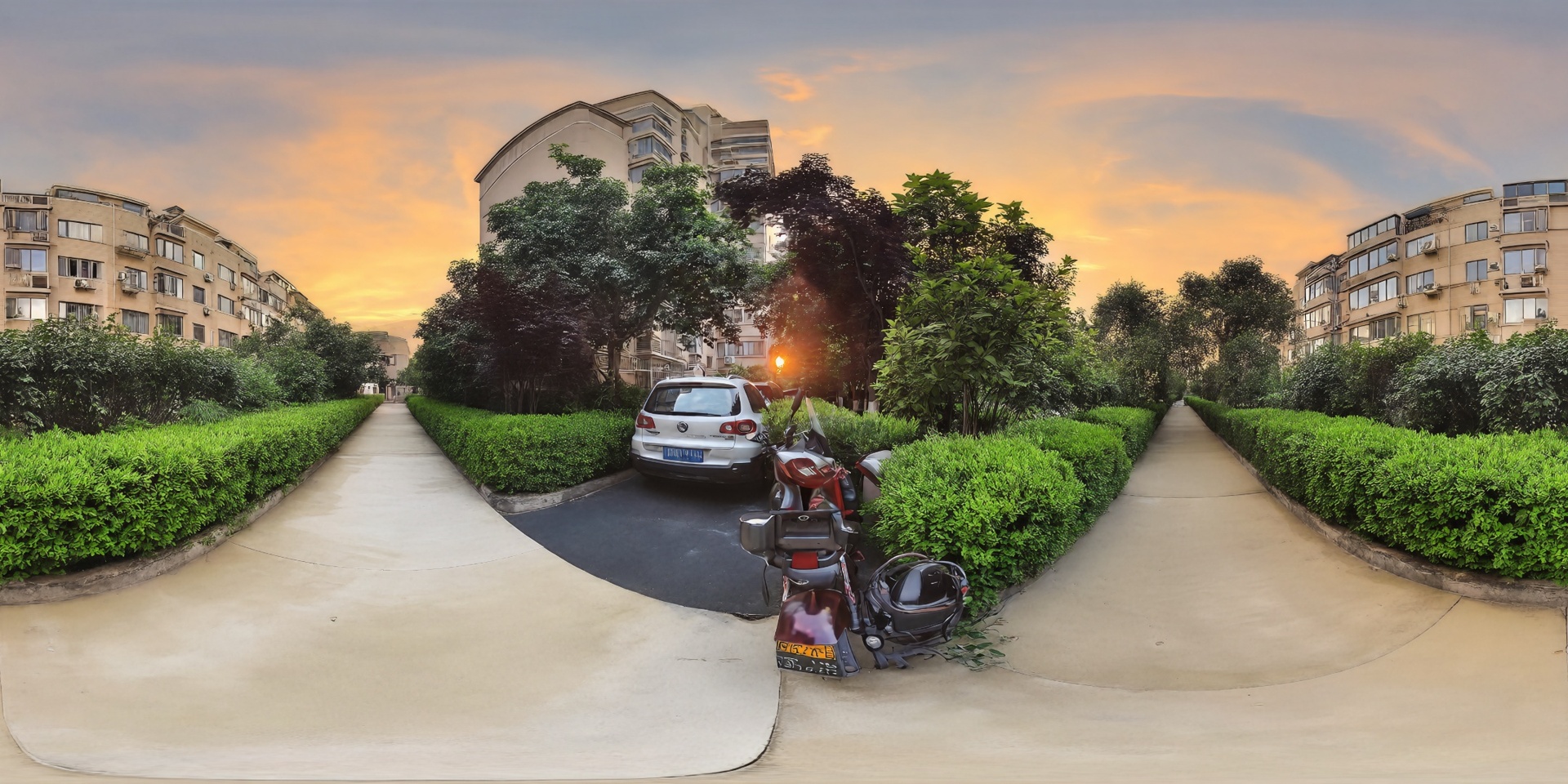 Media 1 for listing Old Chinese Alley Sunset HDRI • 旧巷斜阳,烟火寻常