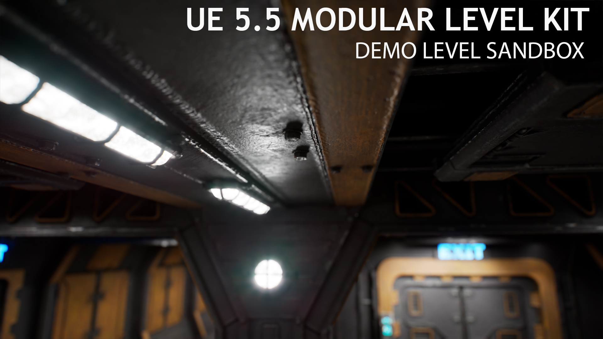 Grimdark Modular SciFi Level Kit | Fab