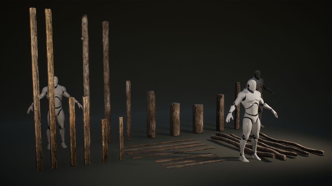 Media 1 for listing Old Wooden planks poles and beams 26 pieces