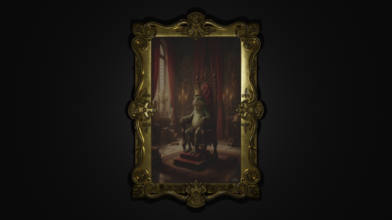 Media 1 for listing (Painting) (Optimized for gaming) Frog King