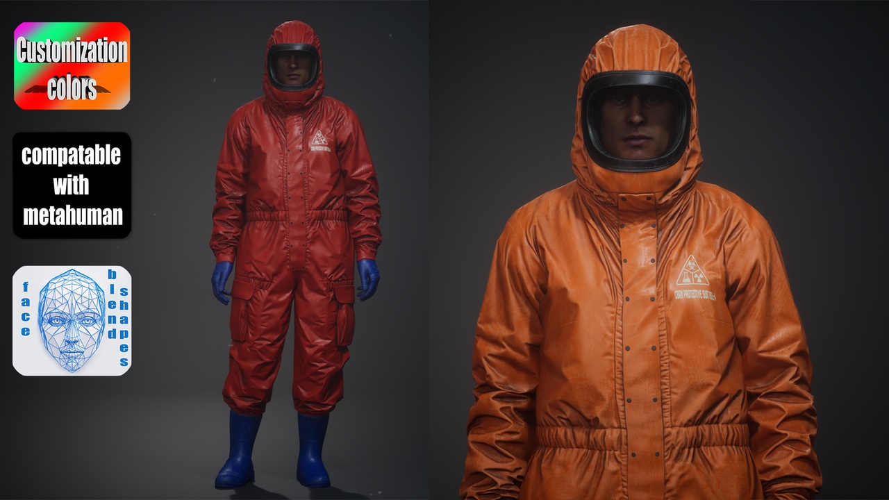 Media 1 for listing Hazmat Suit Character