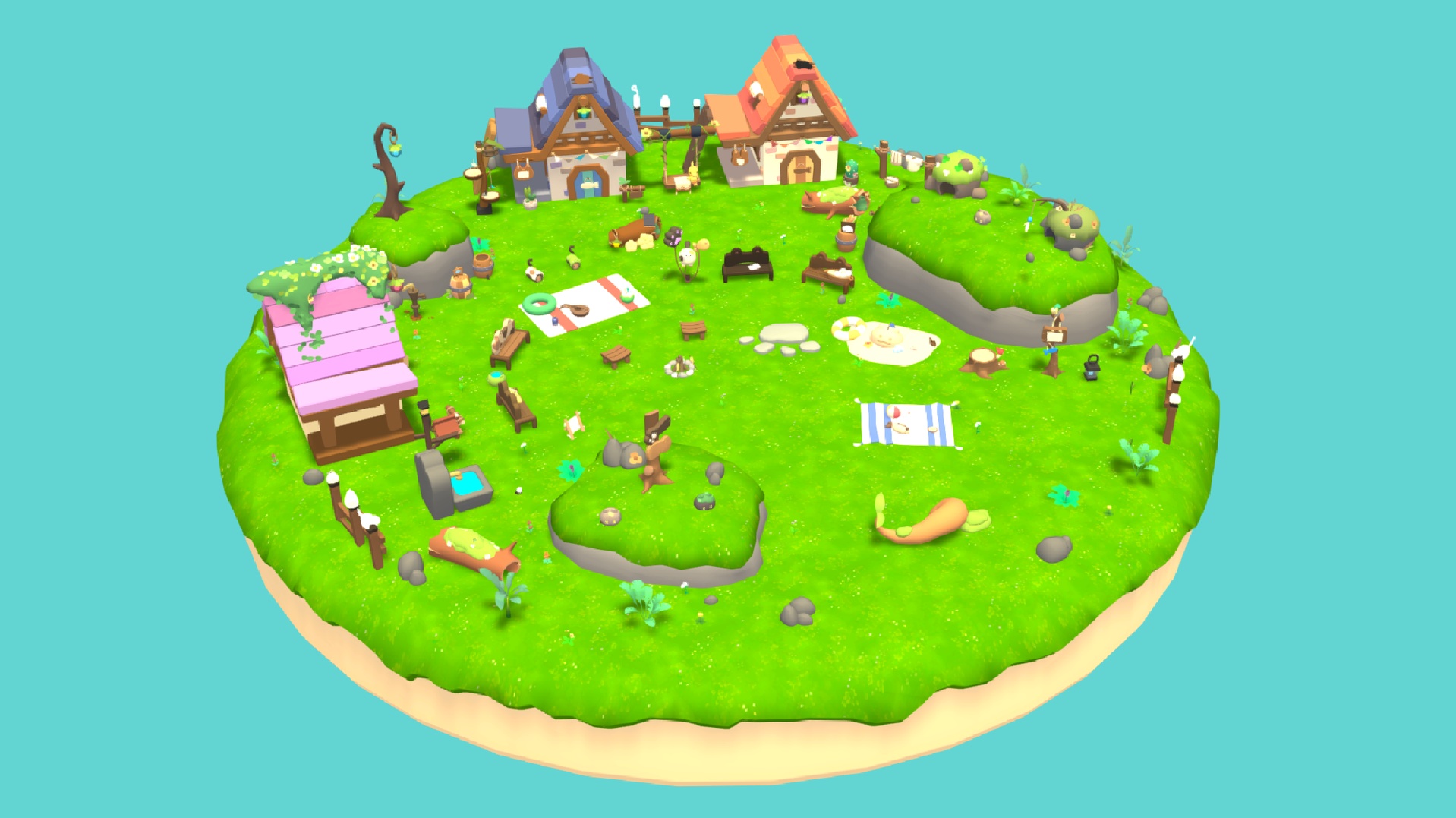 Media 1 for listing 3D Casual Props Village