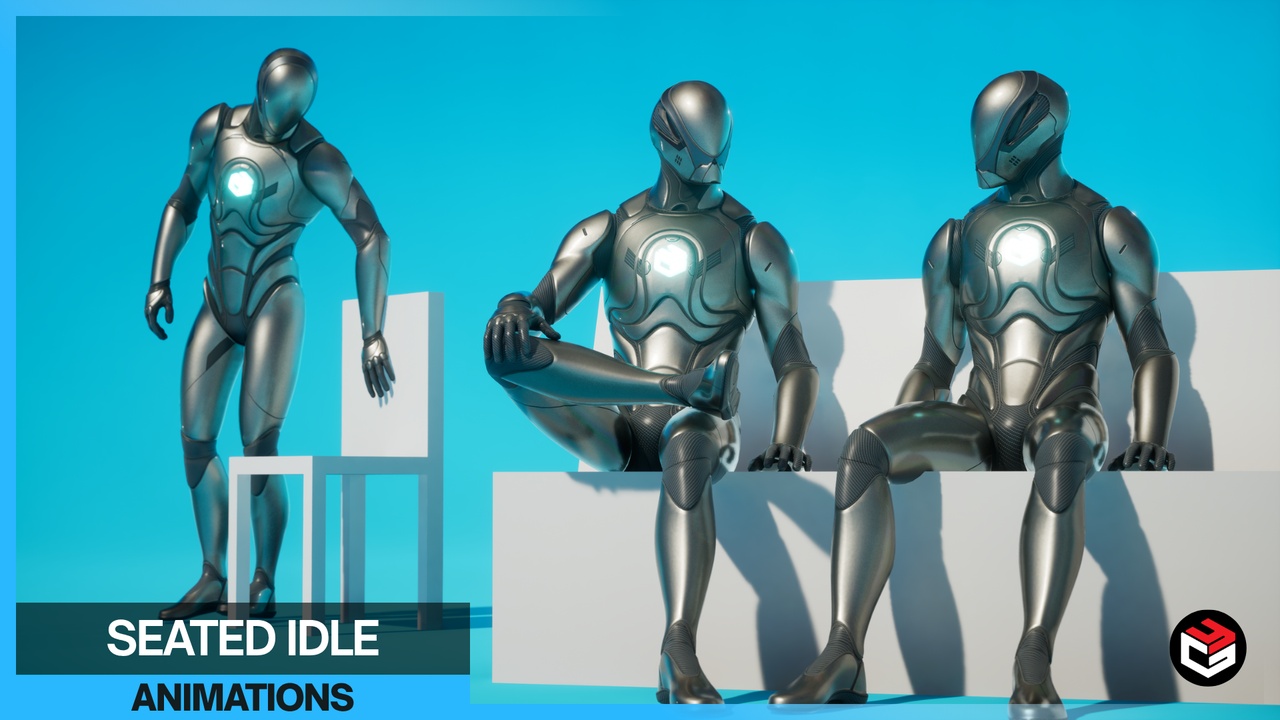 Media 1 for listing 84 NPC Seated Idle Animations