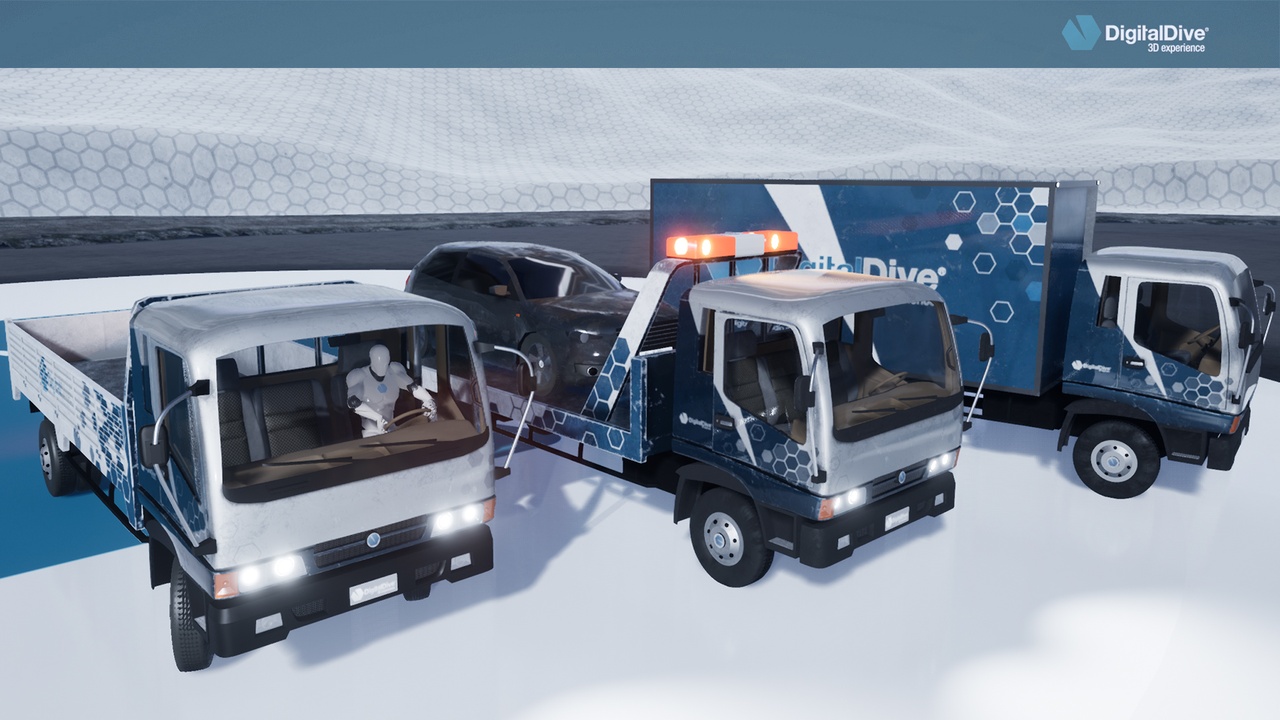 商品 3D Cars: Cargo Truck 1 - 3D Assets 的媒体 1