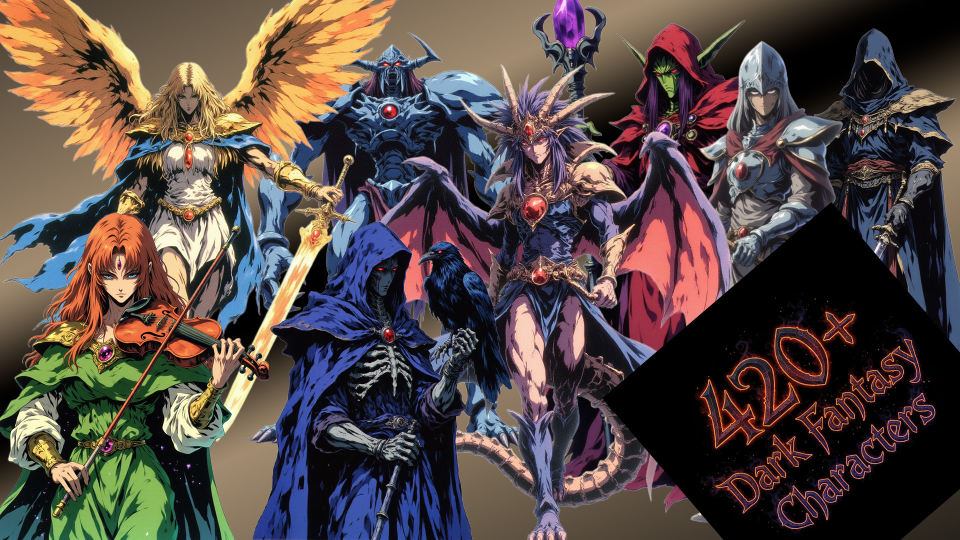 Dark Fantasy 428 Characters | Fab
