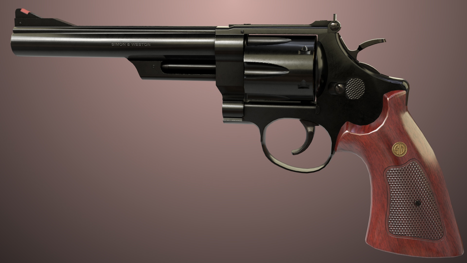 Revolver 01 Model M29 All PBR Unity UE Textures 제품 등록을 위한 미디어 1개