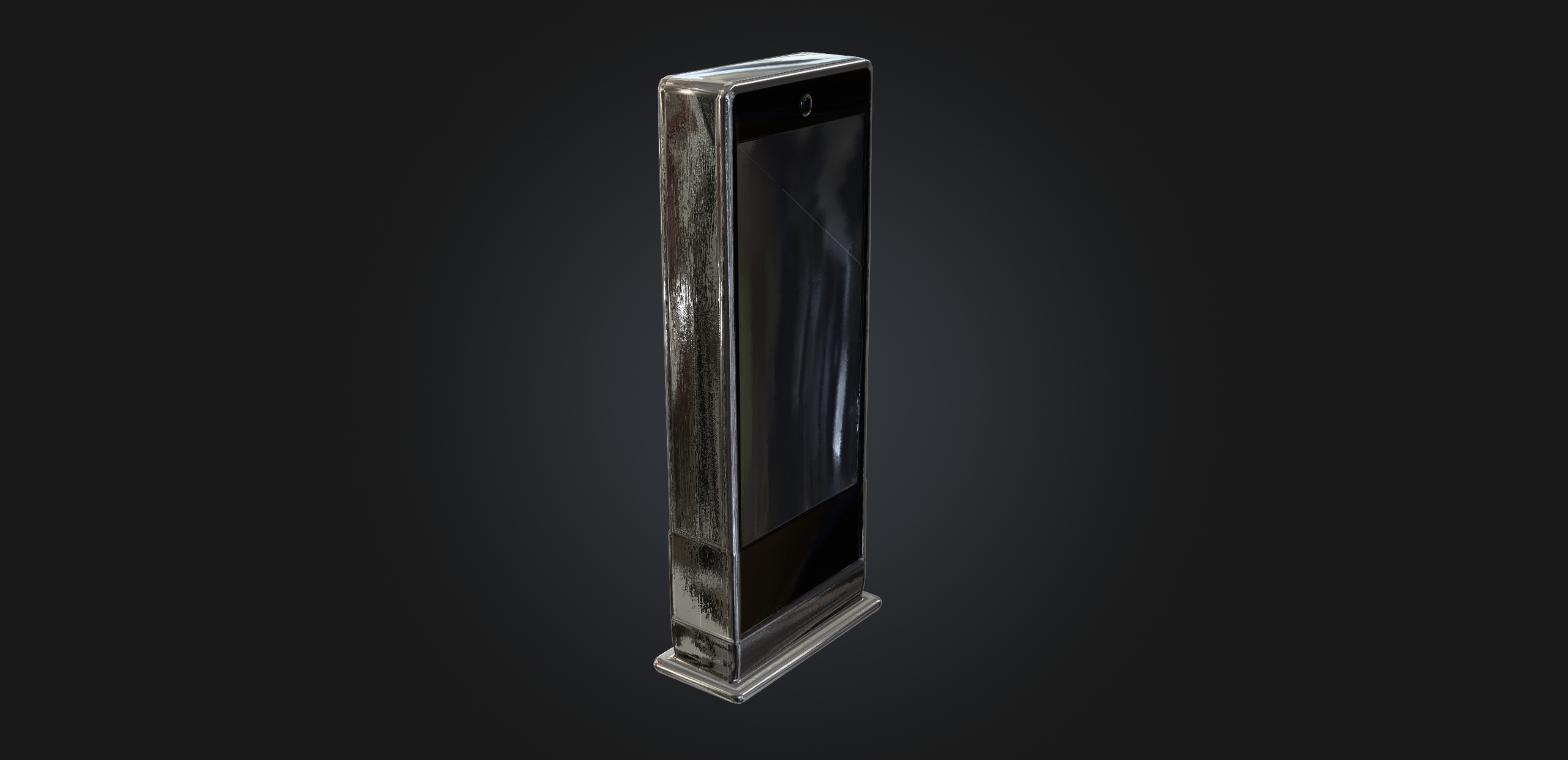 Media 1 for listing Modern Airport Digital Advertising Totem (4K PBR)