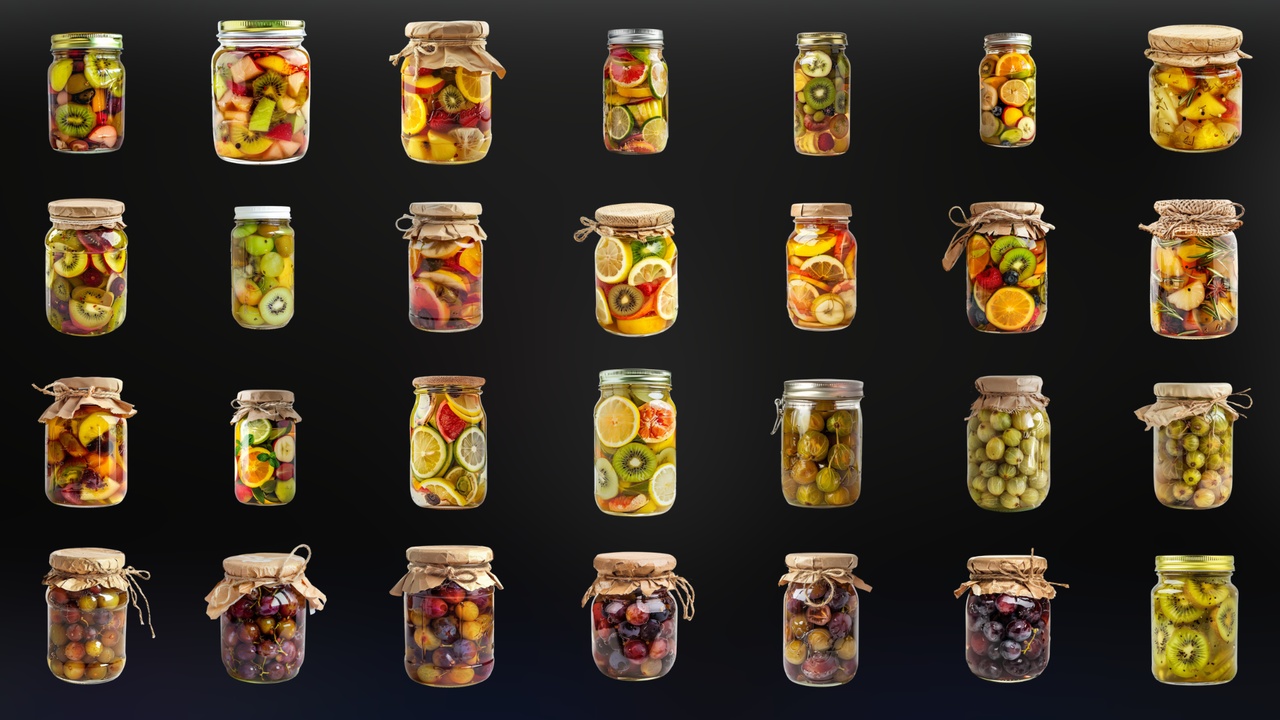 Media 1 for listing Fruits in a jar - Icon Pack