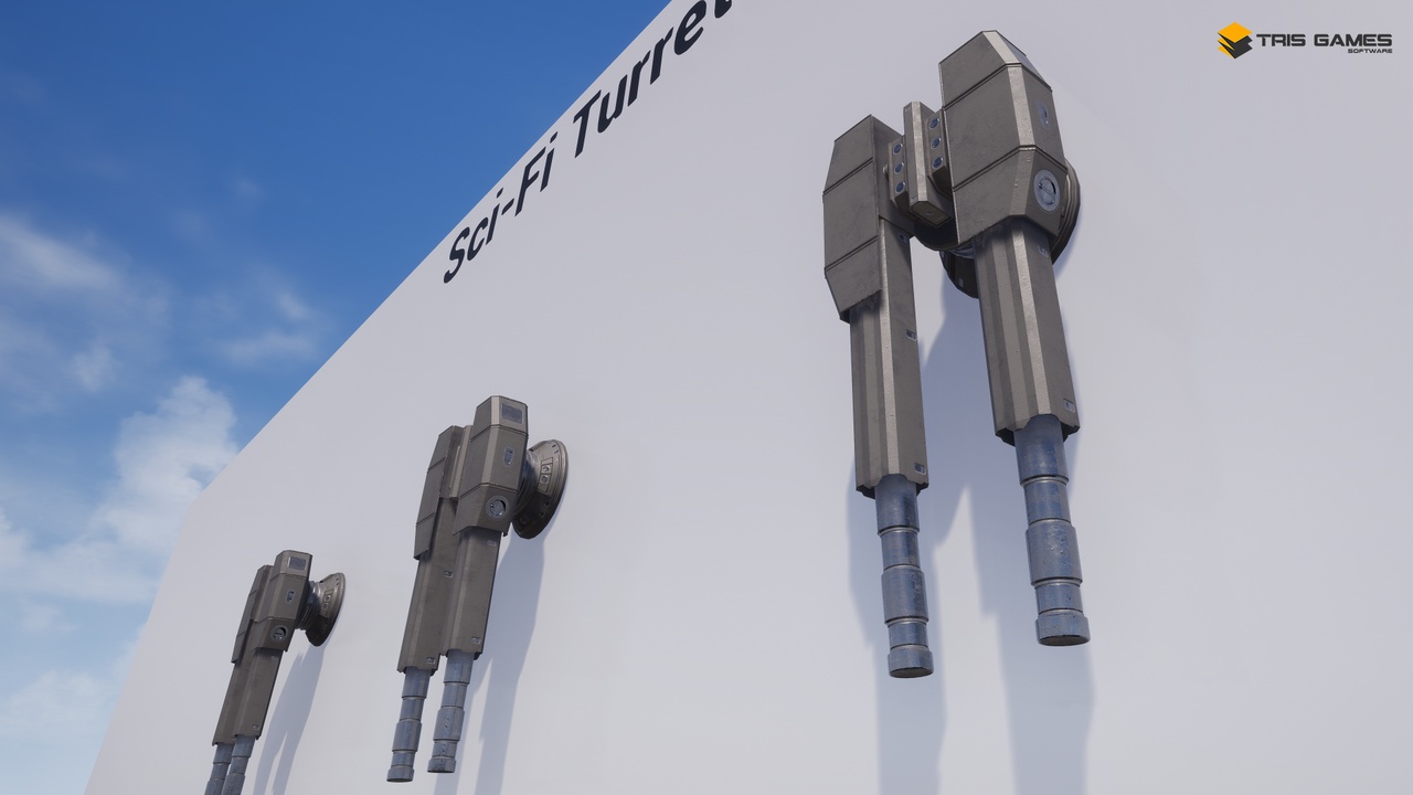 Media 1 for listing Sci-Fi Turret Package BP