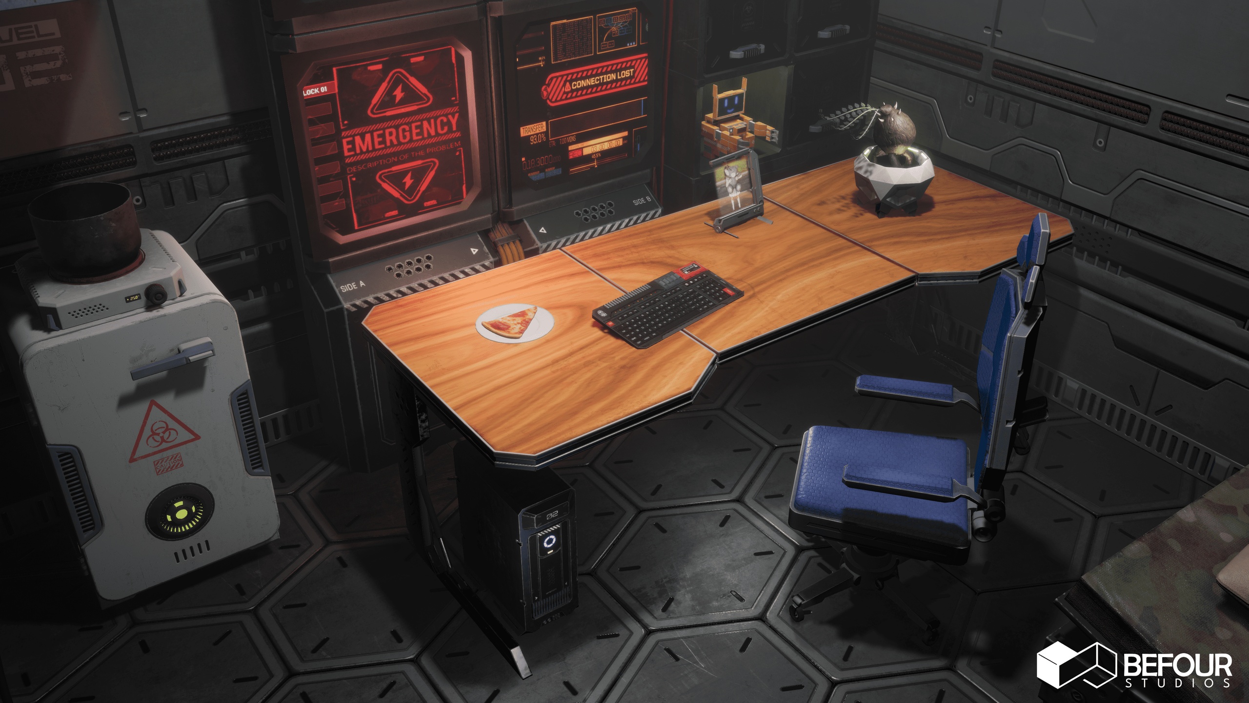Media 1 for listing SciFi Engineer's Room Environment - Unity