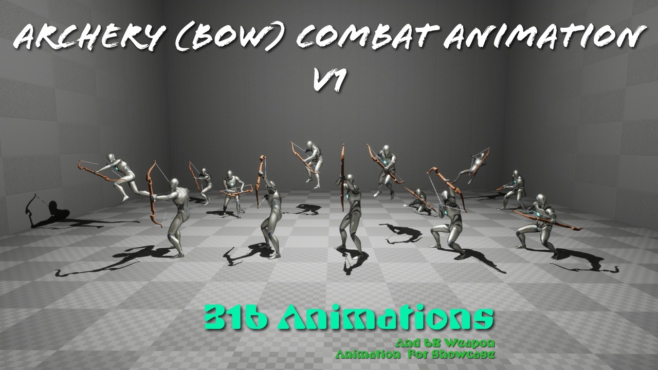Media 1 for listing Archery (Bow) Combat Animation V1