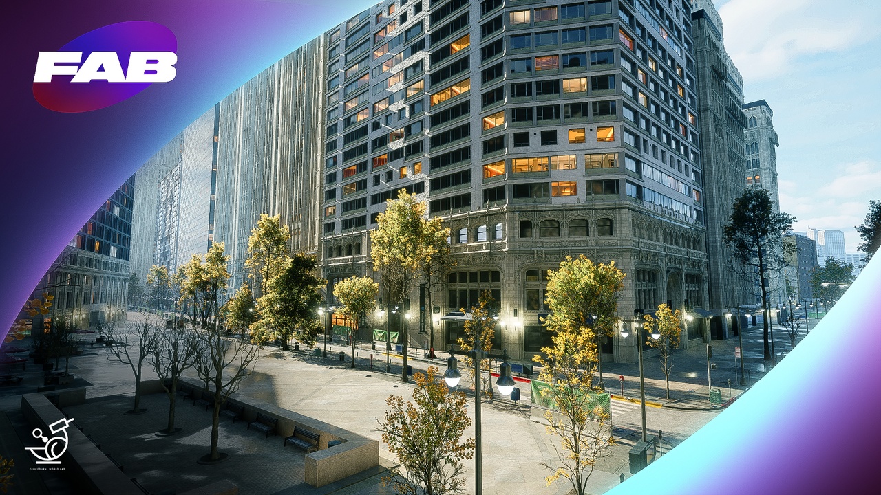 商品 Interactive Procedural City Generator 的媒体 1
