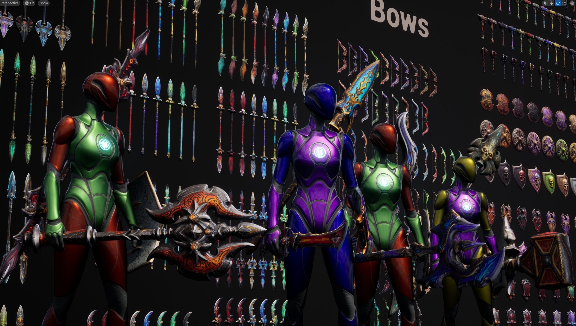 Media 1 for listing Ultimate Fantasy Weapon Pack (101 assets - 967 skins)
