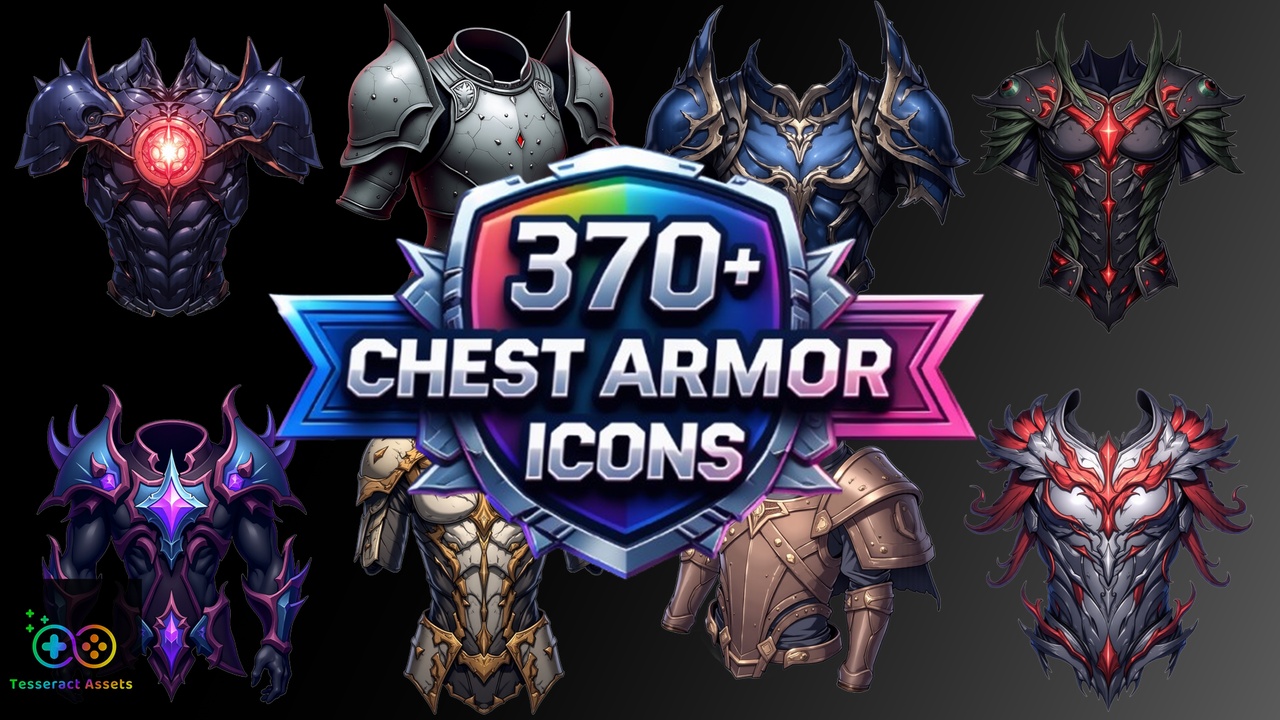 Media 1 for listing 370 + RPG Chest Armor Icons