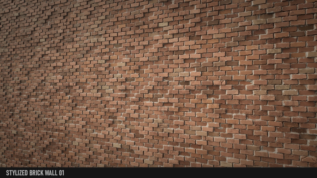 Media 1 for listing Stylized Brick Wall Base Materials
