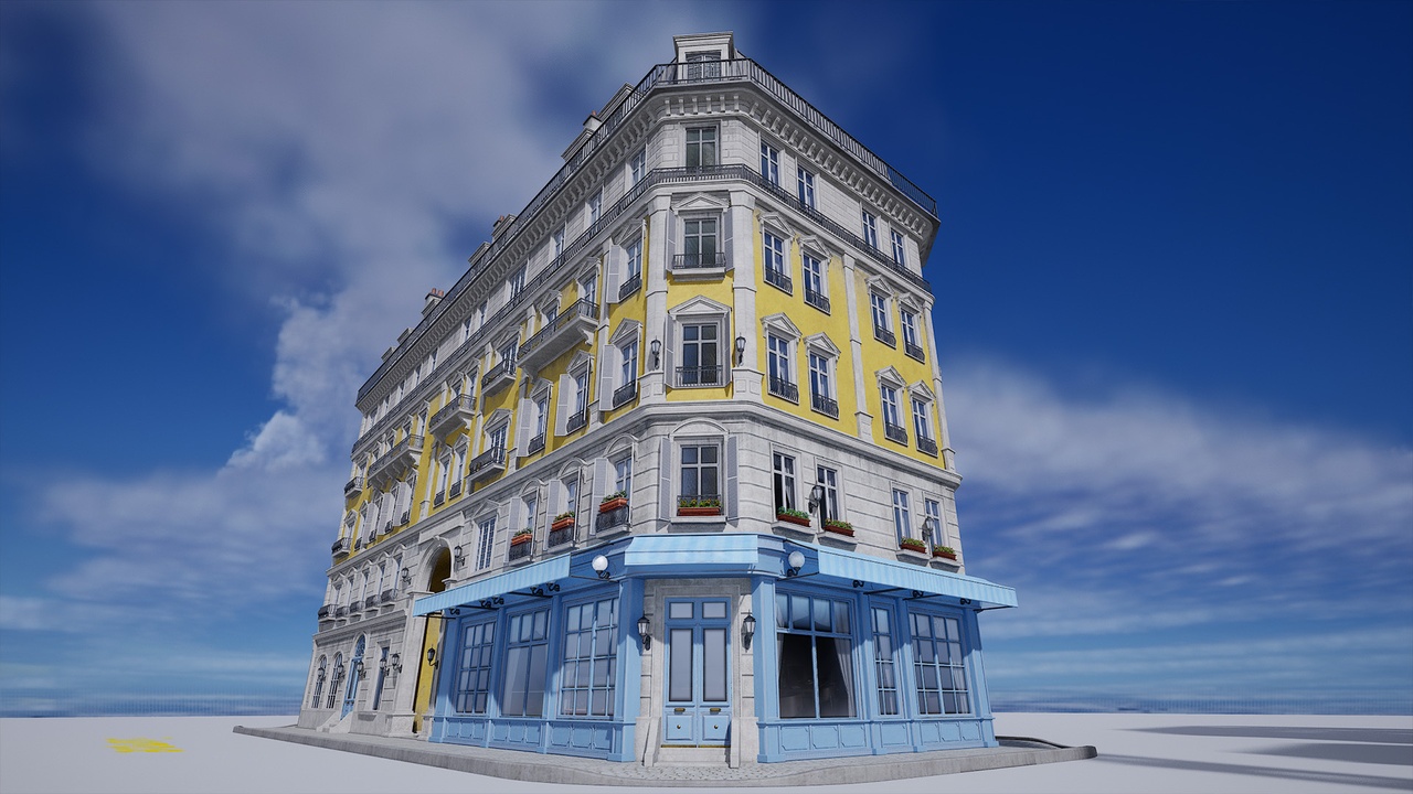 商品 Modular European Buildings (Facades) 的媒体 1