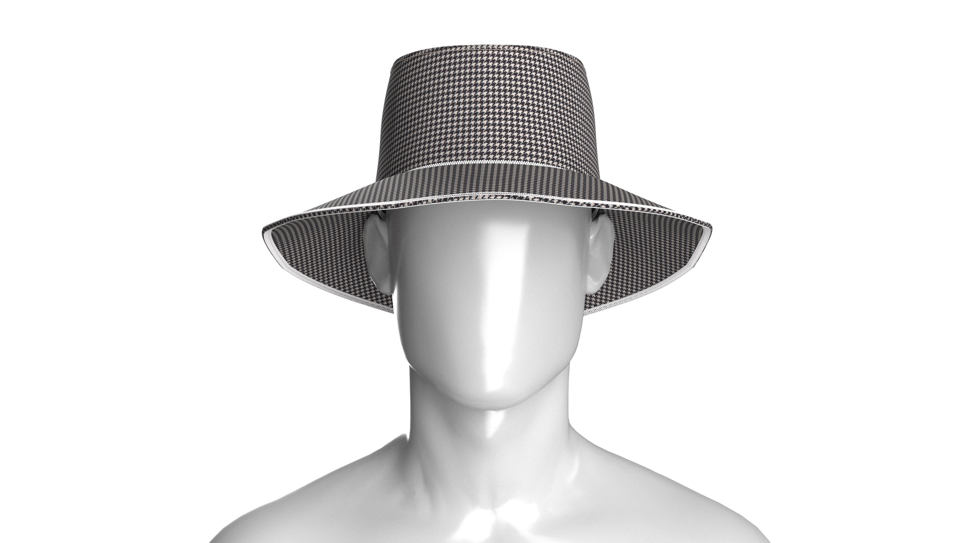 Media 1 for listing Men Wide Brim Sun Hat | High Poly
