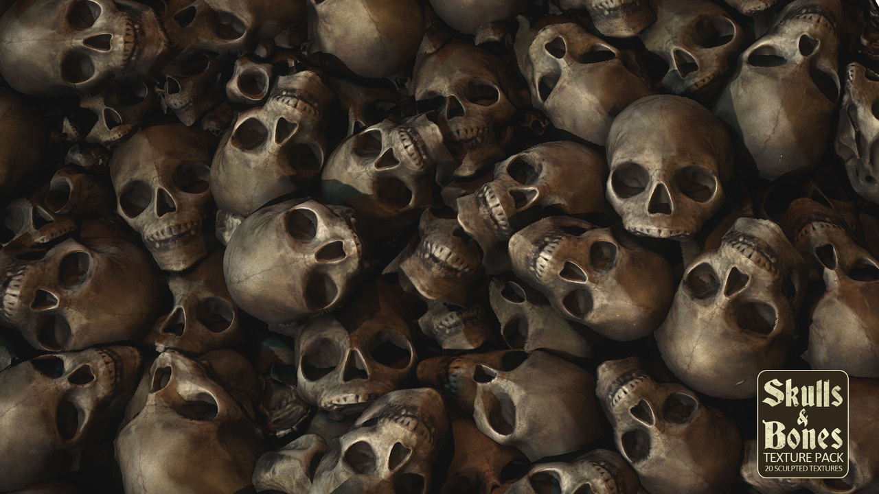 Media 1 for listing Skulls And Bones Textures