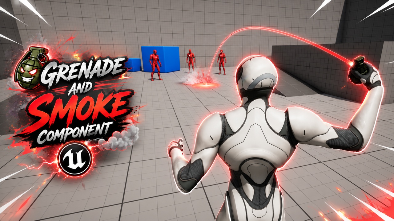 Media 1 for listing Grenade And Smoke Component || Object Throw System