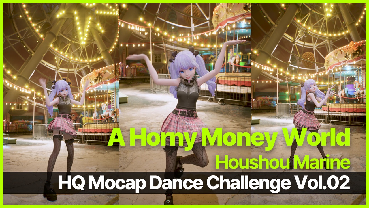 Media 1 for listing " A Horny Money World - Houshou Marine 宝鐘マリン " Signature Part Cover Dance
