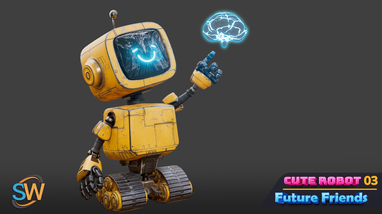 Media 1 for listing Cute Robot 03 - Future Friends