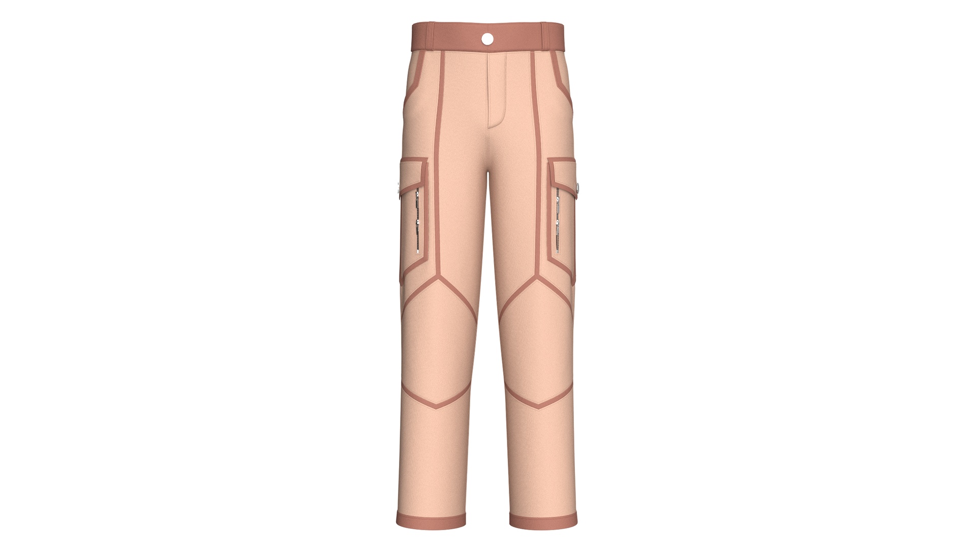 Media 1 for listing Men Cargo Pants With Contrast Piping | High Poly
