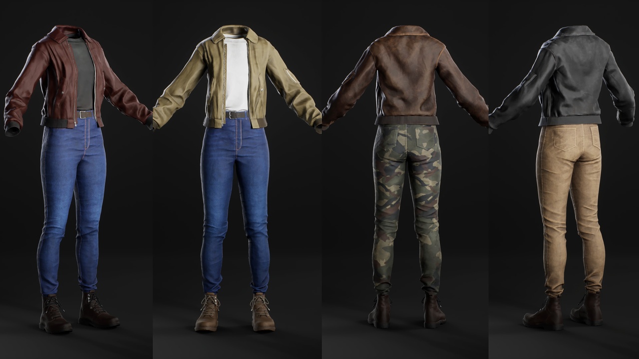 Media 1 for listing Female Outfit Bomber - Metahuman