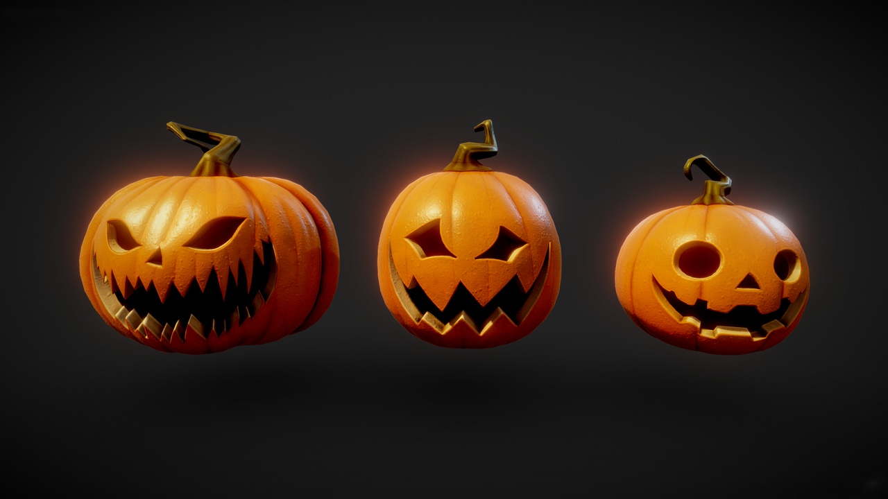 Media 1 for listing Halloween Pumpkins - Group 2