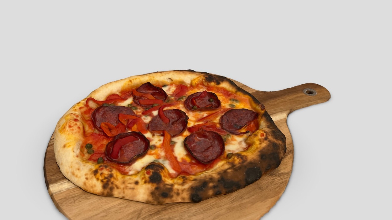 Media 1 for listing Homemade chorizo pizza