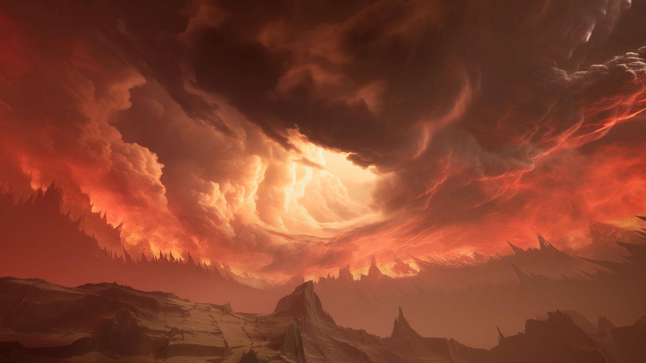 Media 1 for listing Matte Painting Skybox Pack: Demonic Skies