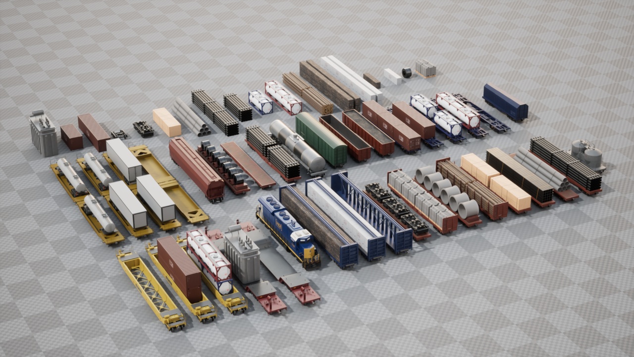 Media 1 for listing Freight Wagon Pack