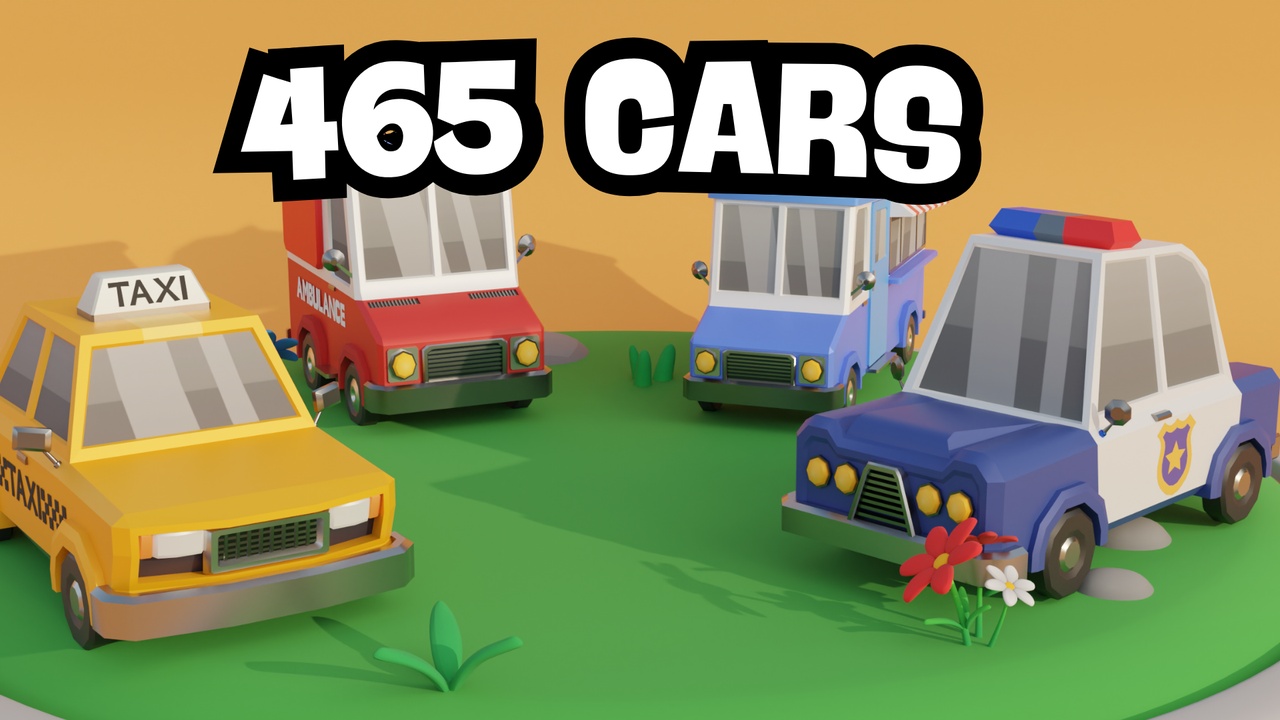 Media 1 for listing Cars Low Poly Massive