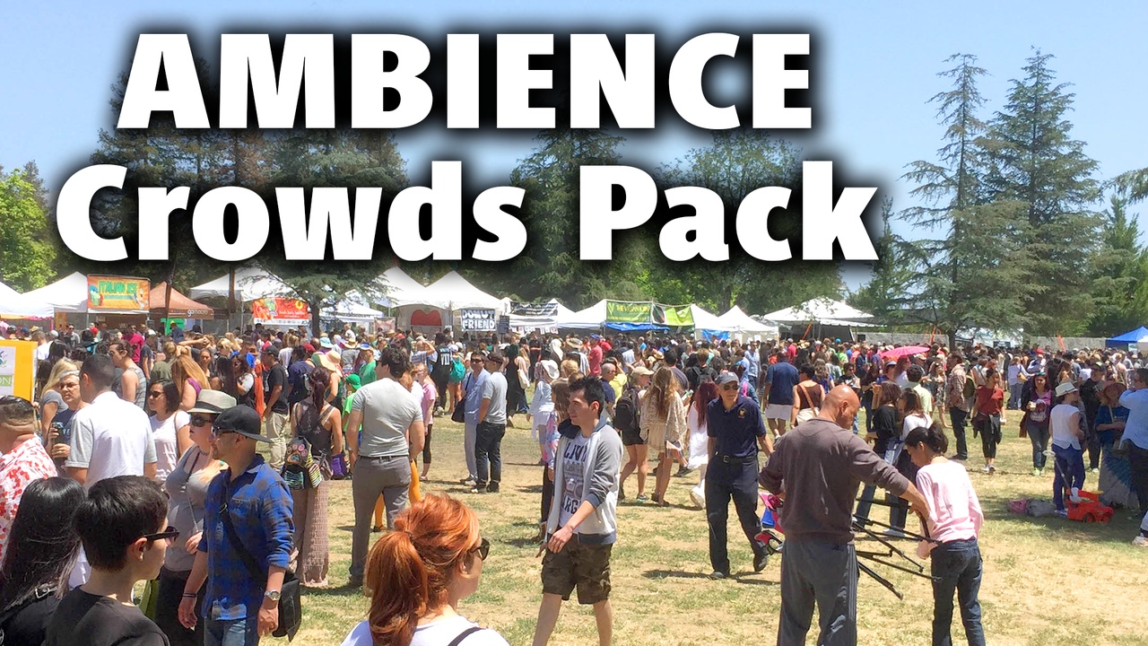 Media 1 for listing Crowds Pack Ambience