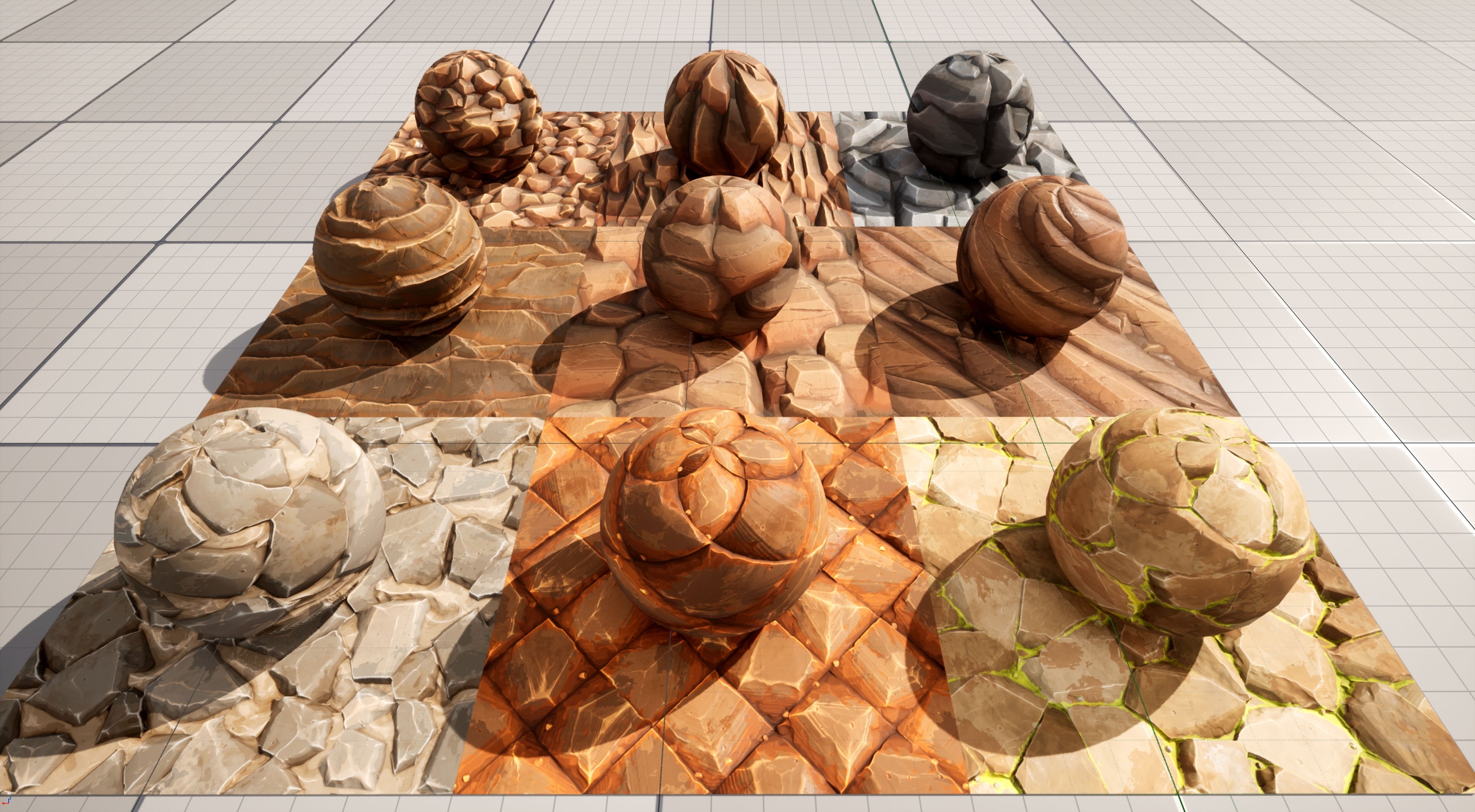 Media 1 for listing Stylized Stone Material Pack
