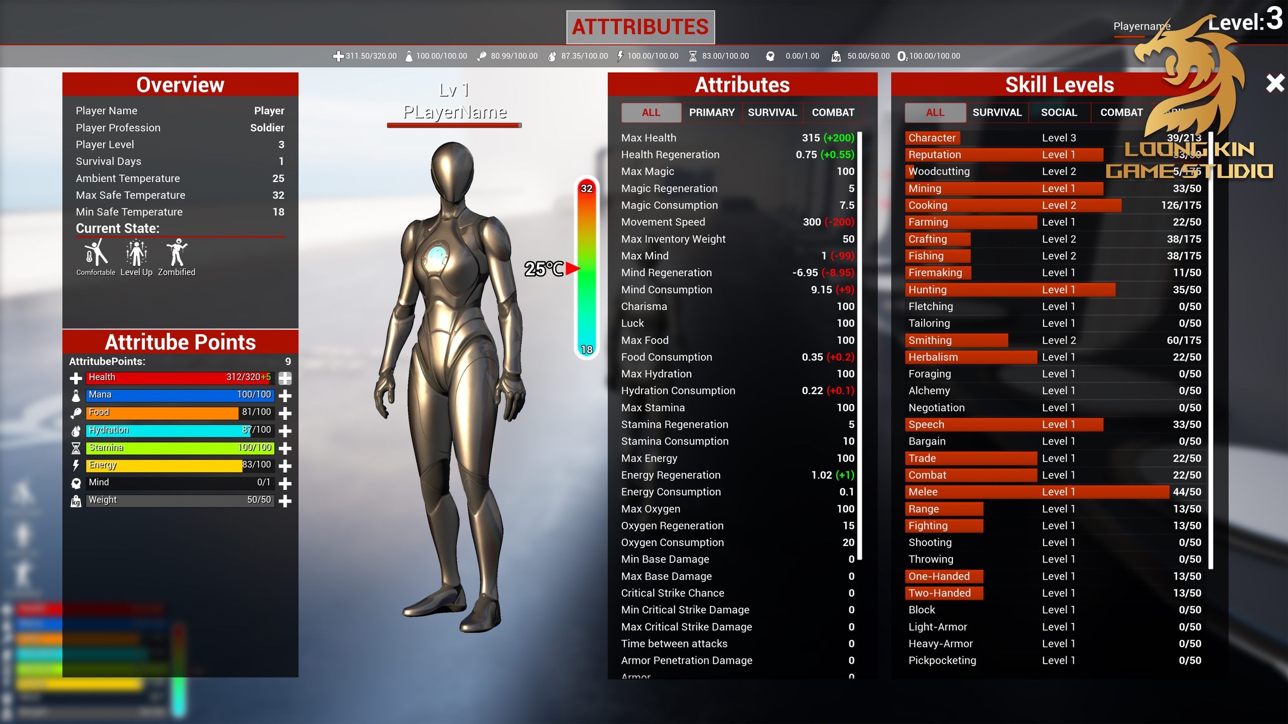 Media 1 for listing Ultimate Attribute System