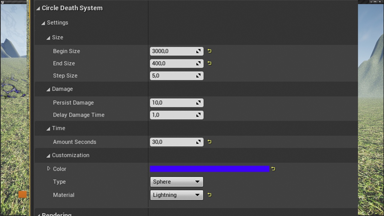 Death Area System [Multiplayer] c++
