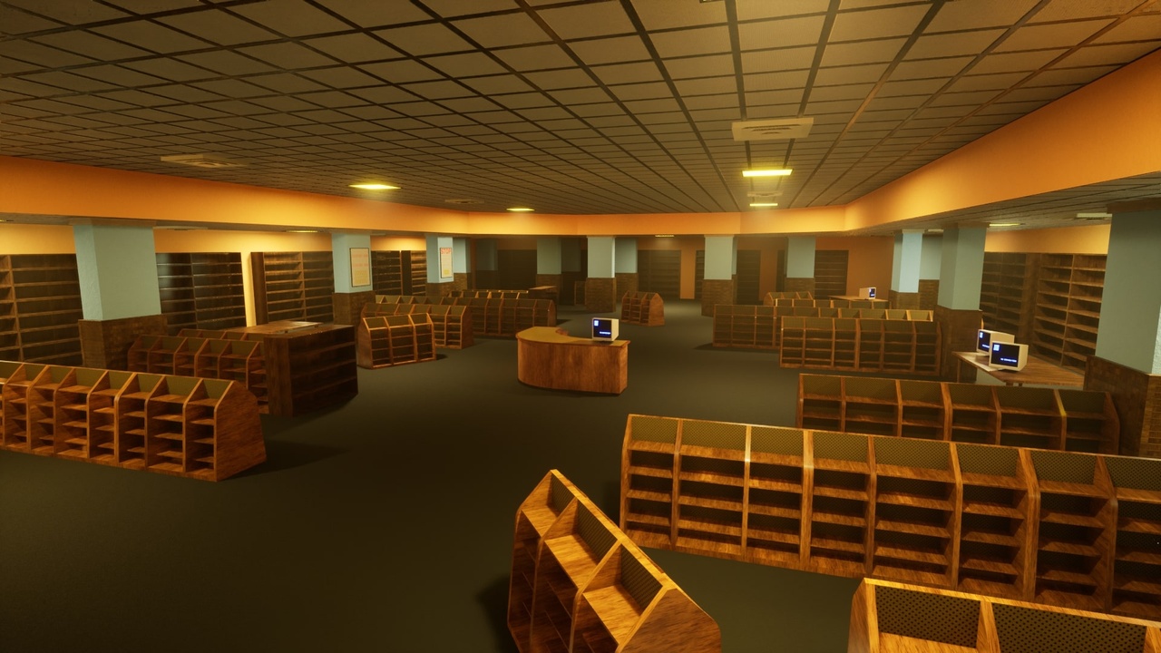 Media 1 for listing Liminal Abandoned Library