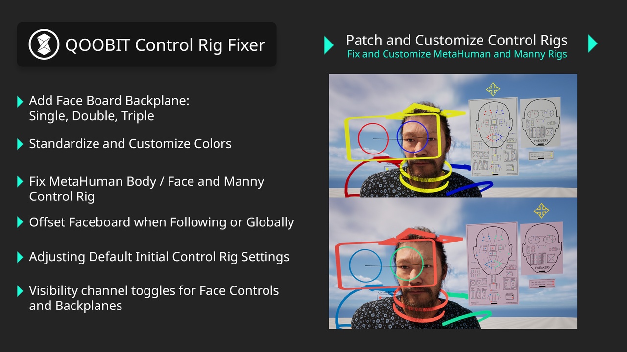 Media 1 for listing QOOBIT Control Rig Fixer