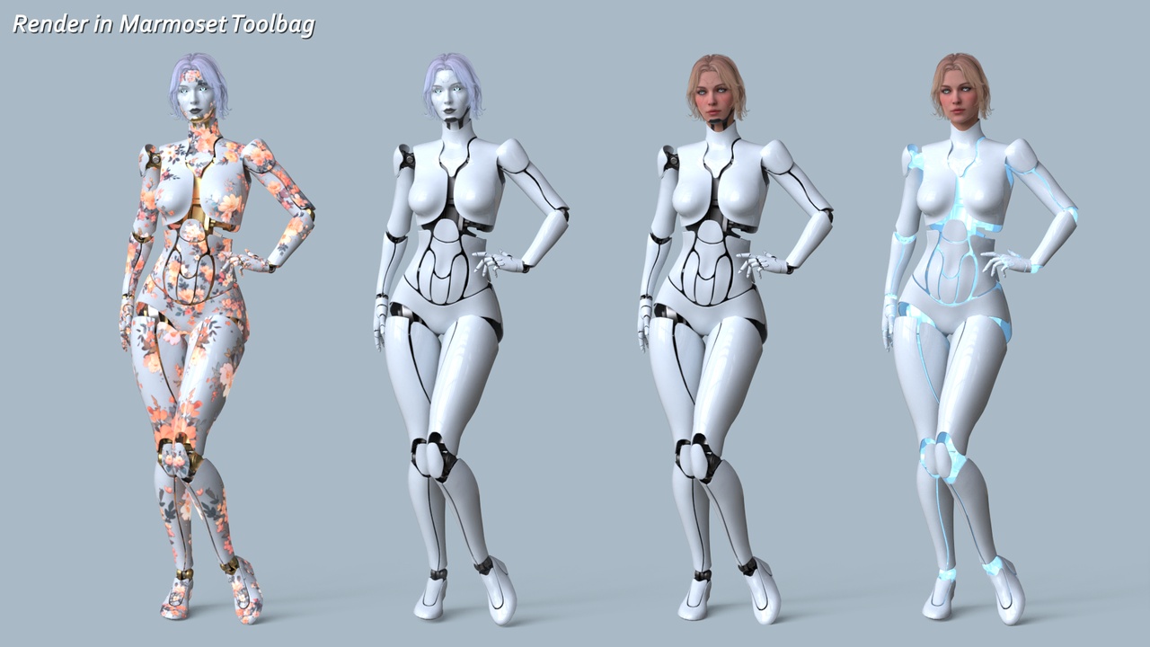 Media 1 for listing Female Robot R68 Pack