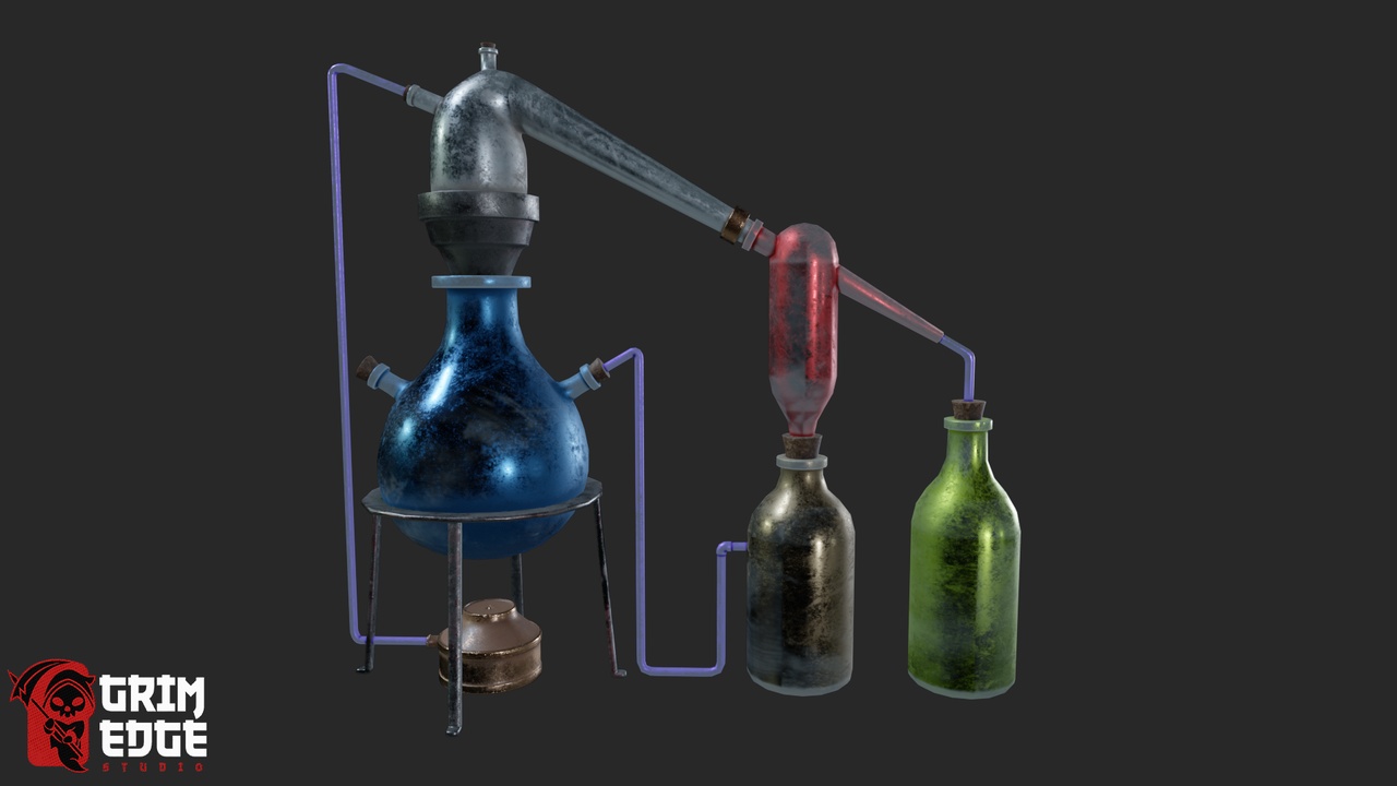 Media 1 for listing Alchemy Workshop Vacuum Retort