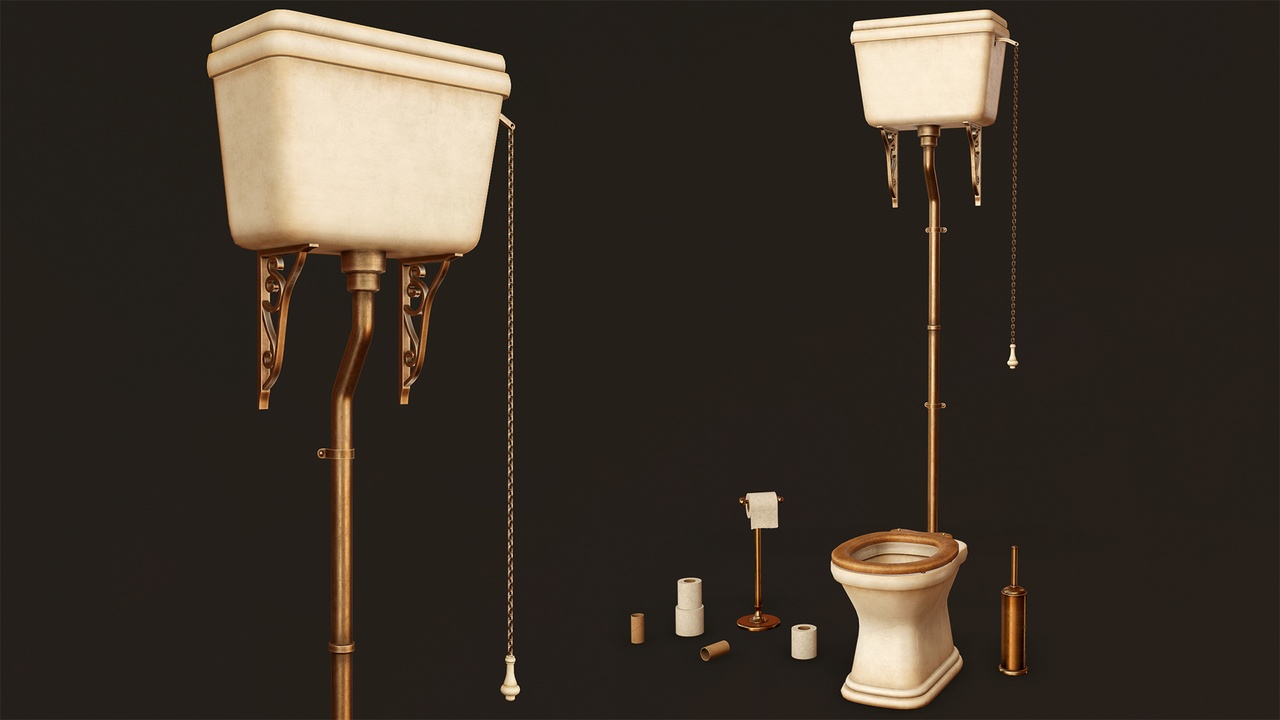 Media 1 for listing Antique Toilet